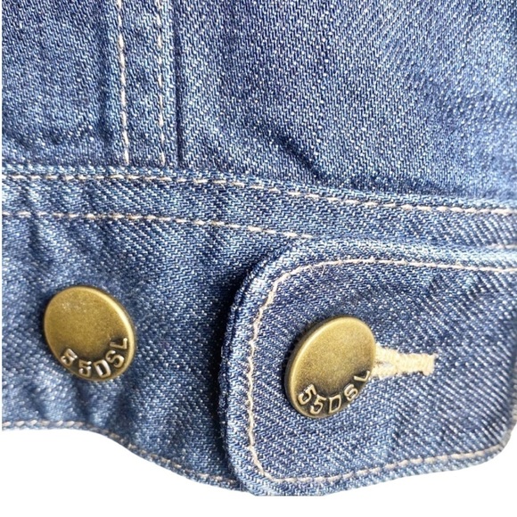 55 DSL BY DIESEL Vintage ‘90s 100% Cotton Southwest Embroidered Denim Jacket, S - Picture 4 of 9